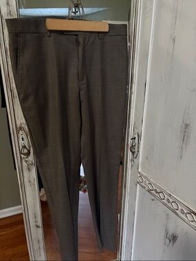 Tommy Hilfiger Classic Slim Dress Pants - Gray 32 x 32